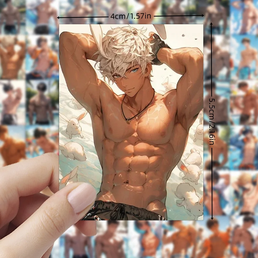 

60PCS Pool Boyfriend Cartoon Stickers , Cartoon Waterproof Stickers, Decorative Stickers, Beautifully Designed.