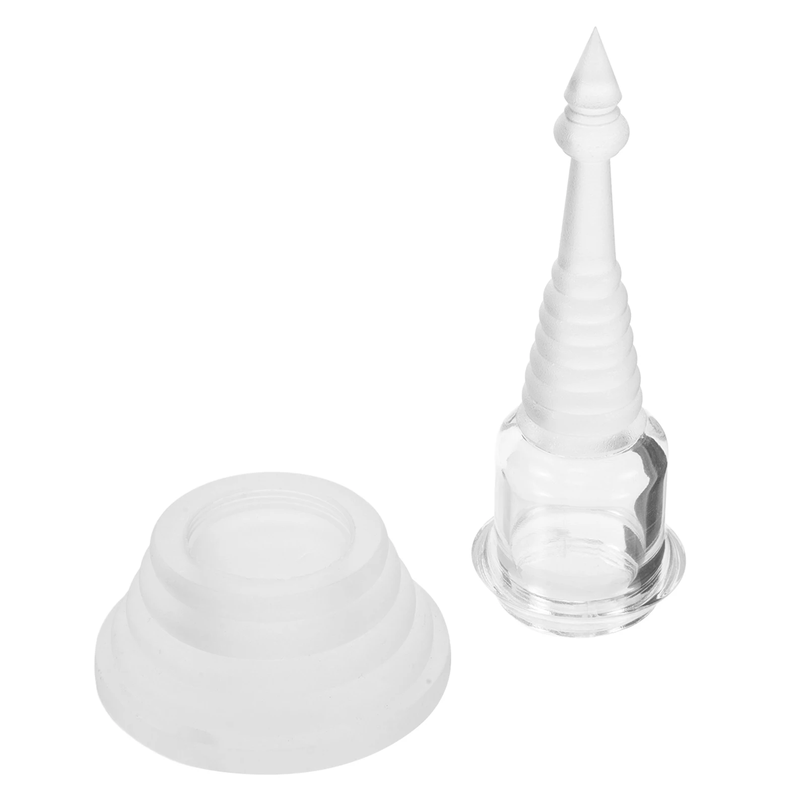 

Акриловый орнамент-пагода, прочный материал, уникальный дизайн, украшение для дома и офиса, винтажная благоприятная статуя удачи