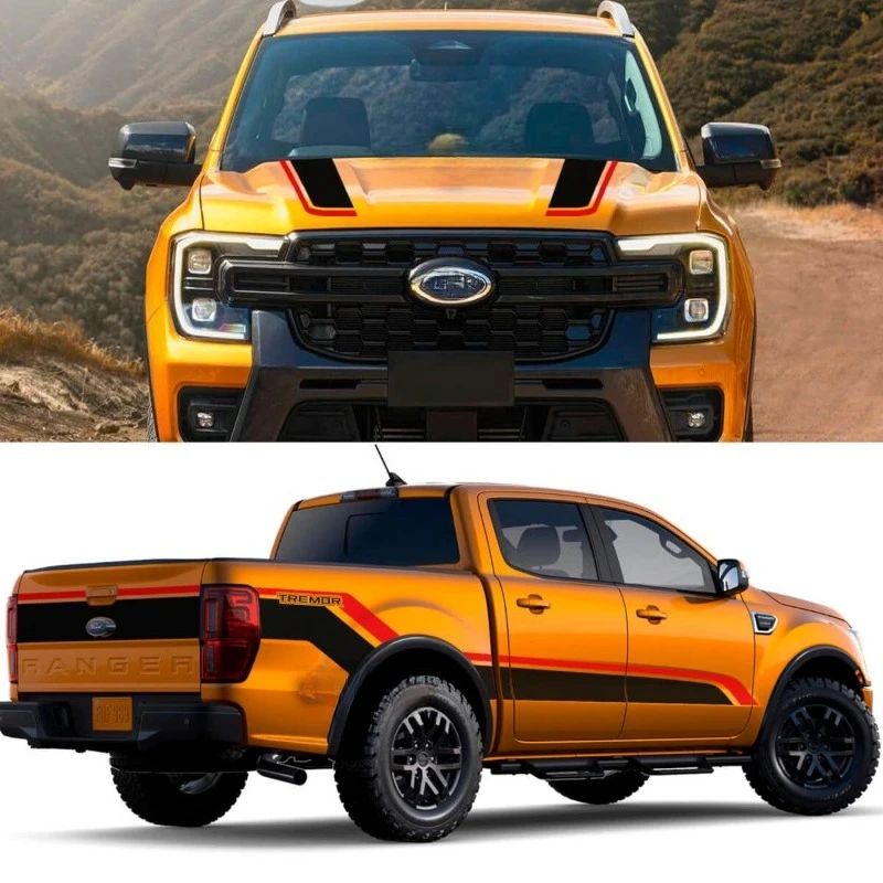 

FOR Ford Ranger Car Vinyl Stickers body Appearance Customization sporty and fashionable decal