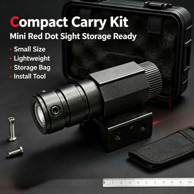Adjustable 805 Compact Red‑Beam Locator 11mm 20mm Rail‑Fit Accessory For Field Simulation Wargaming