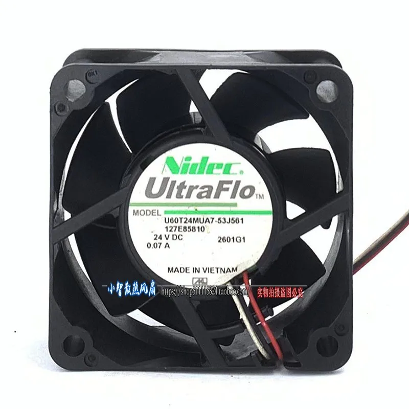 ORYGINALNY U60T24MUA7-53J561 24V 0.07A 6025 60*60*25mm NOWY WENTYLATOR CHŁODZĄCY RADIATOR