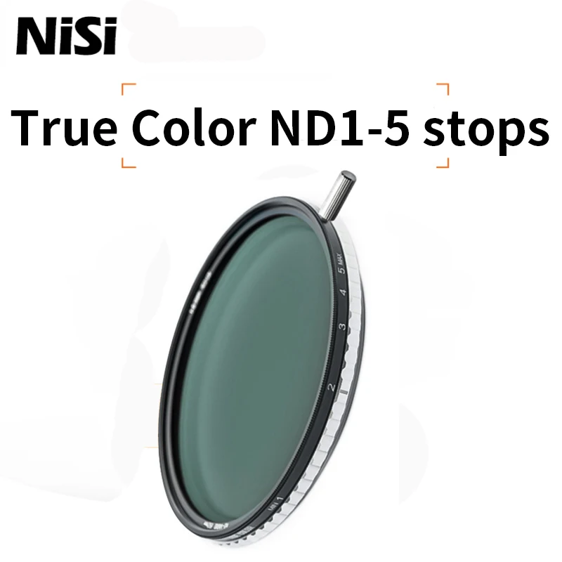 Nisi True Color ND-VARIO Pro Nano 1-5 Stop Variable ND Filter 40.5 43 46 49 52 58 67 72 77 82 86 95 105mm Camera Lens Filters