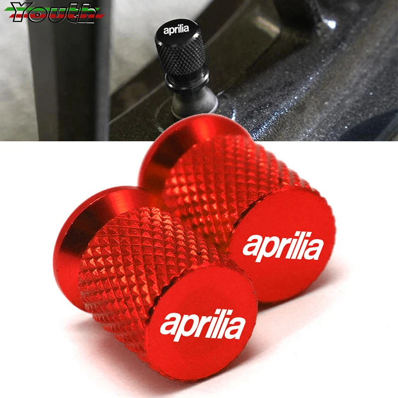 For Aprilia Tuareg 660 RSV4 RS660 Tuono 660 RSV1000/R Caponord 1200 Dorsoduro 750 Motorcycle CNC Tire Valve Caps Cover Plug