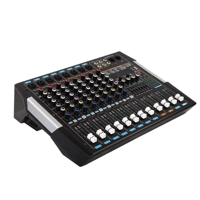AM-8X RTS 8  ch annel Professional Audio Mixer MP3 Recording Passive Mixer Music Console