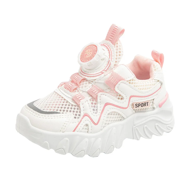 

Children's Sports Shoes 2025 Spring and Autumn Baby Kid's Casual Shoes Non Slip Mesh Upper Girls Boys Running Shoes