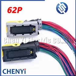 62 Pin Automotive Waterproof 30cm Wire Harness connector ECU DCU Computer board Plug 1-1418883-1 2-1418883-1 For Volvo CUMMINS