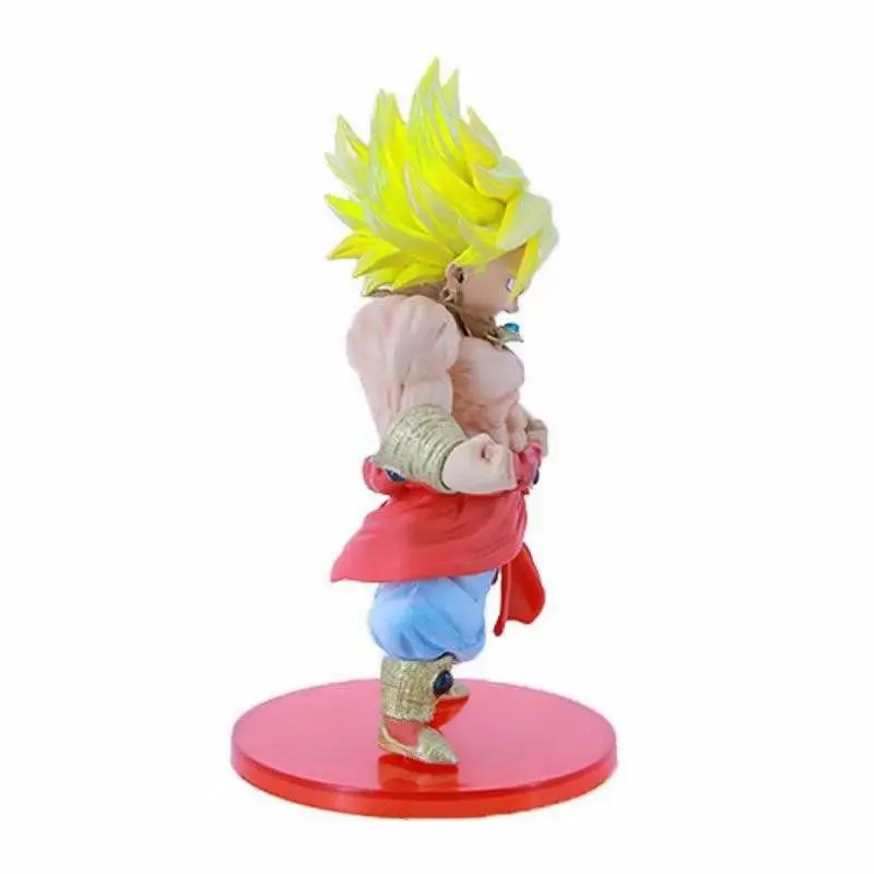 드래곤볼 근육 브로리 14cm 슈퍼 사이언 애니메이션 피규어 액션 모델 팬 컬렉션 데스크탑 장식품