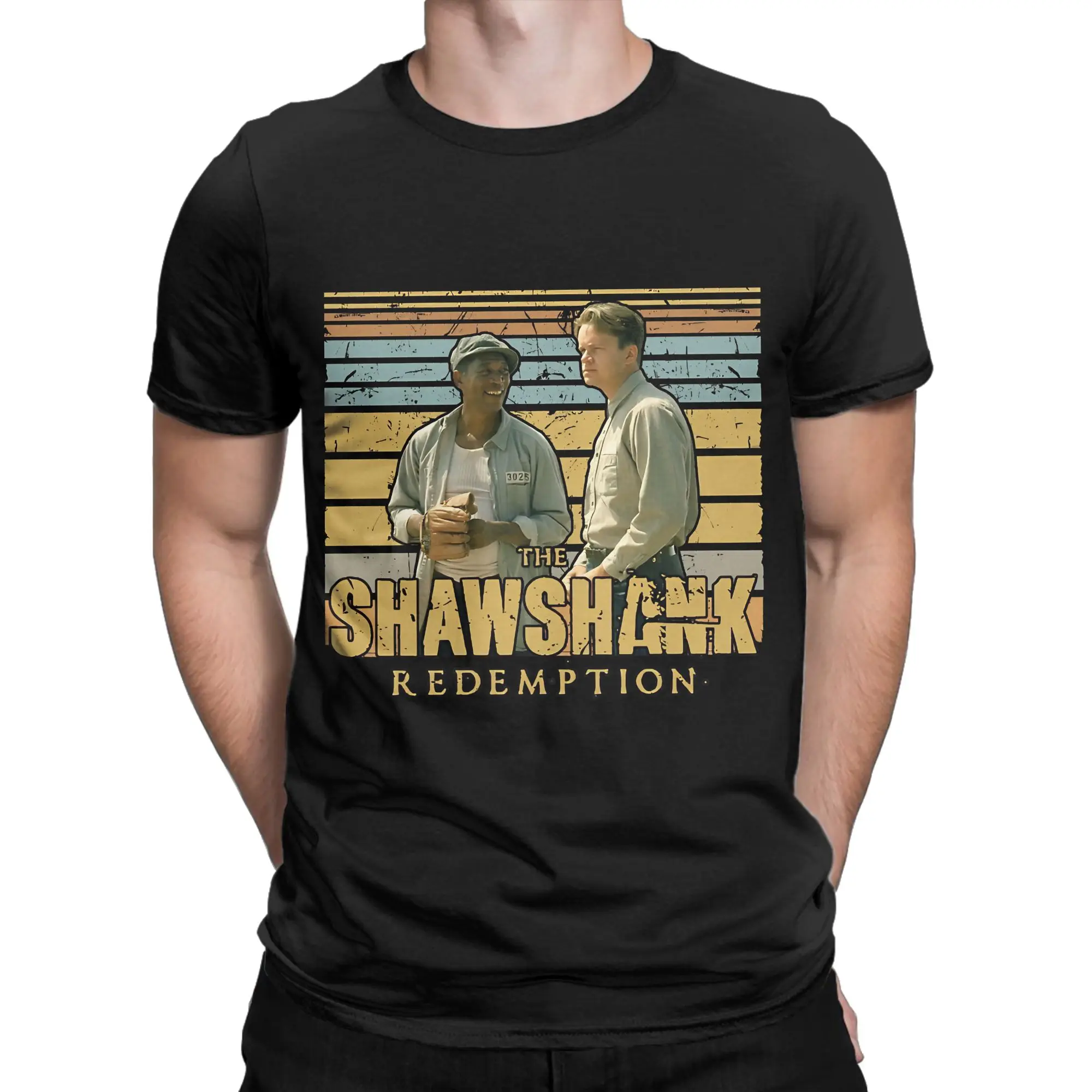 The Shawshank Redemption Vintage Funny 100% Cotton T-Shirt The Shawshank Redemption Tees Tops For Men