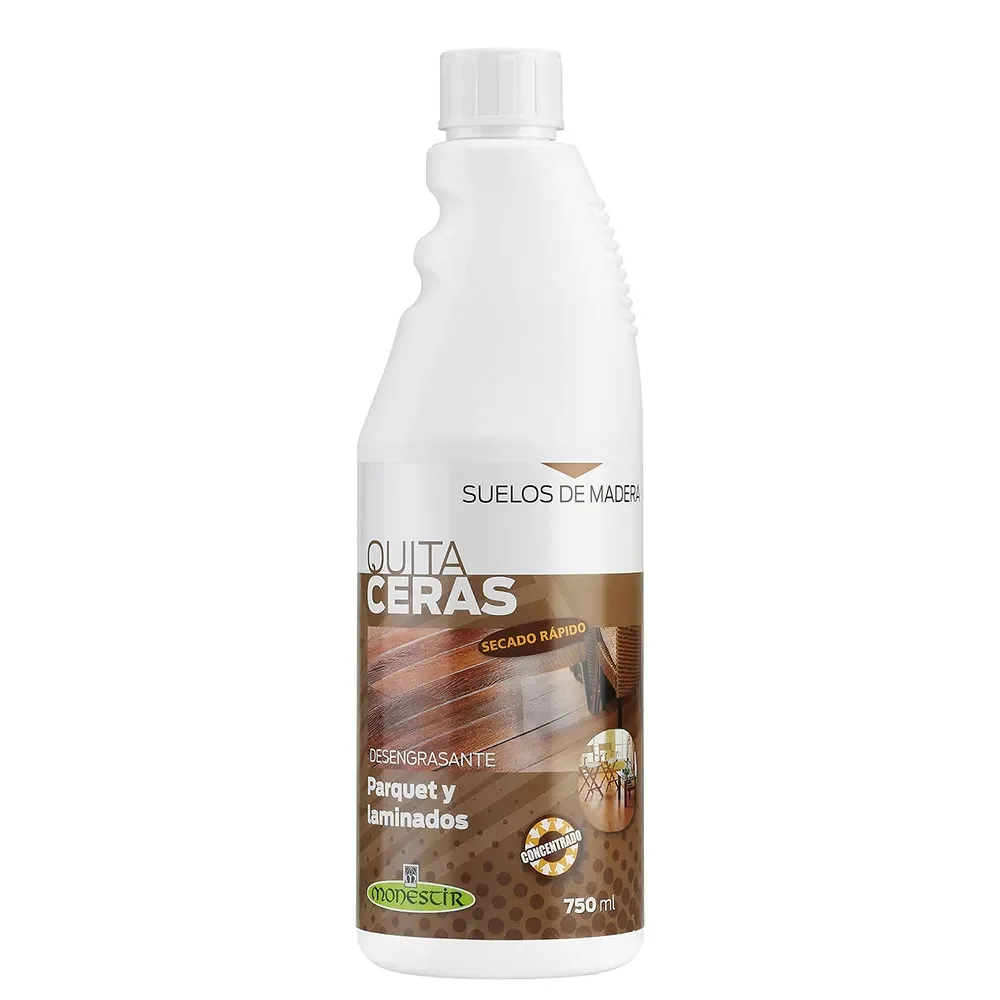 Monestir - Limpiador Quita Ceras para Parquet y Laminados 750ml - Gama City : Producto para eliminar manchas y su acumulación
