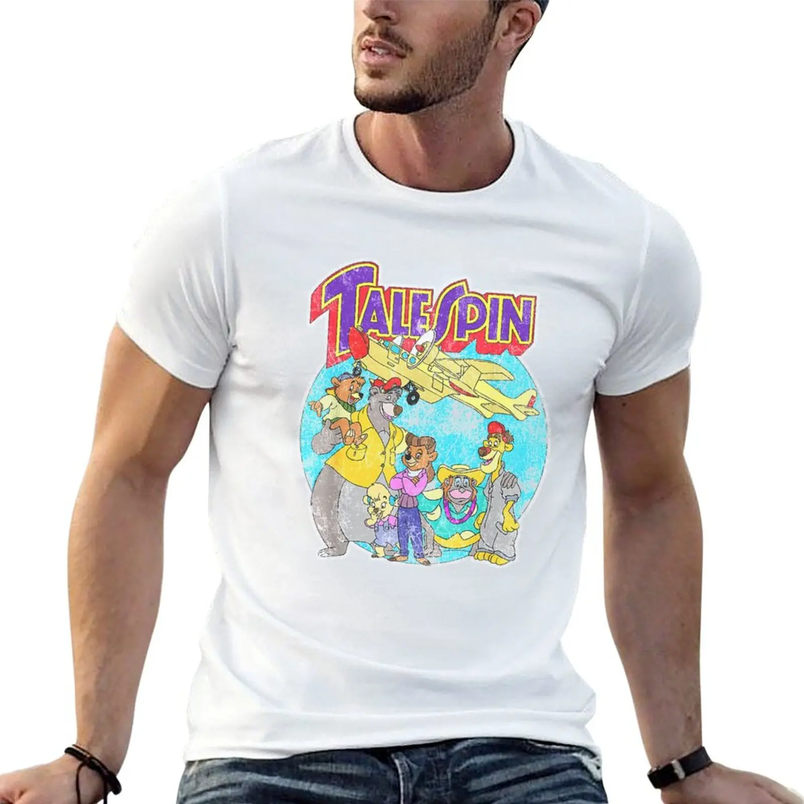 

TaleSpin Graphic T-Shirt cotton t shirts man 100% man t shirt cotton T-Shirt