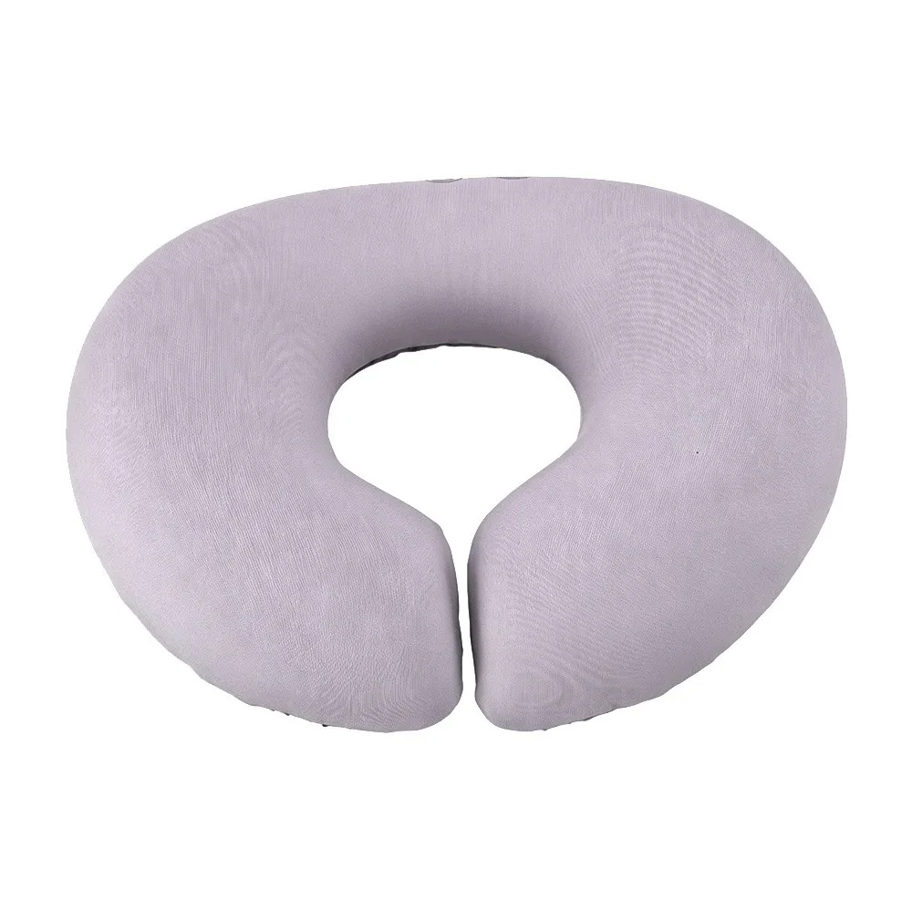 

Soft Rebound Facial Massage Pillow U-Shaped Contoured Support Face Down Prone Cushion Hollow Face Memory Foam Hollow Face Pillow