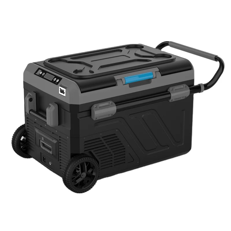 High Quality Portable DC Refrigerator Fridge Freezer 50 Liter Dual Cooling 12V Car Cooler 12/24V DC And 100‑240V