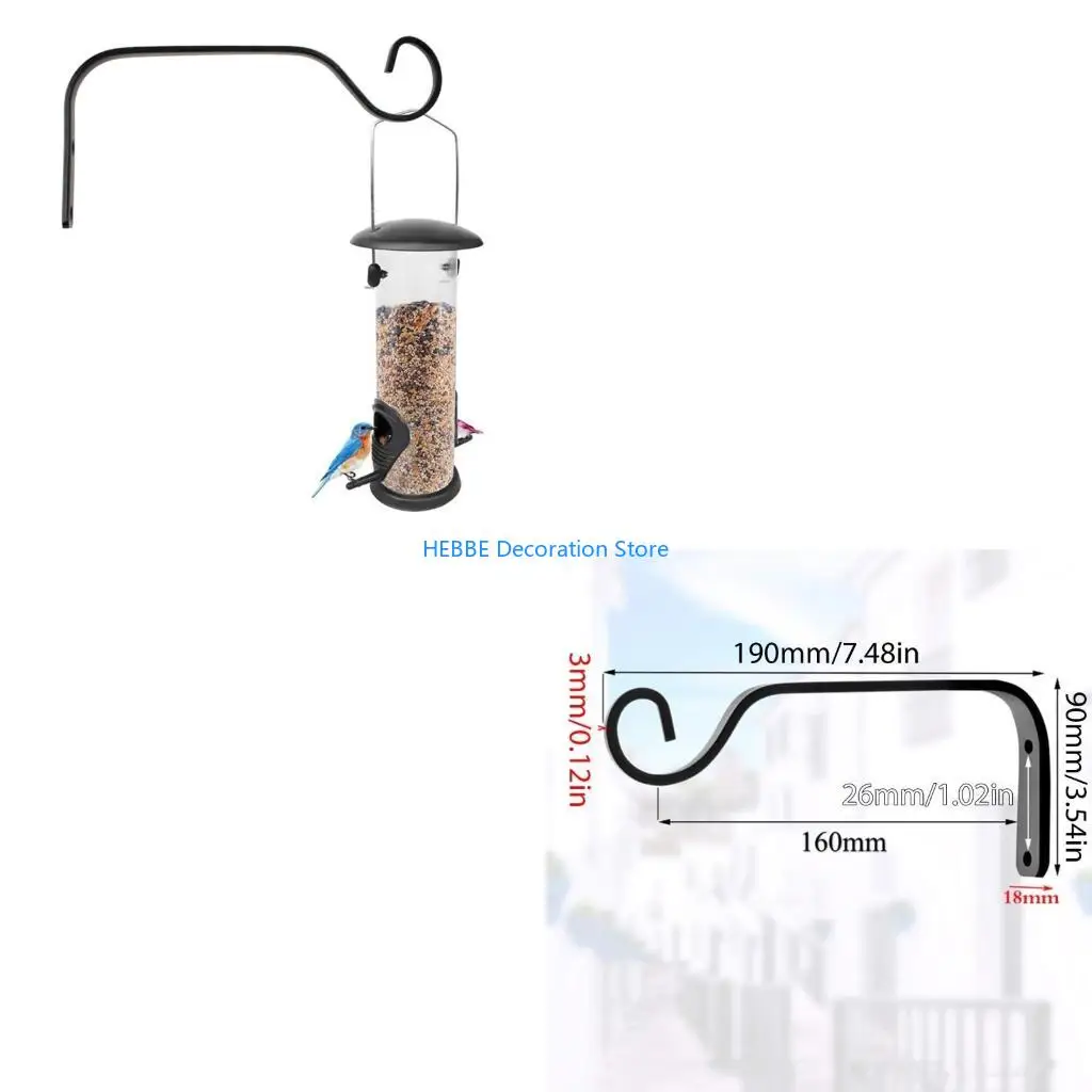B0KC Indoor Plants Wall Hook Decorative Wall Hooks Multi-Purpose Hanging Hooks 1 Set