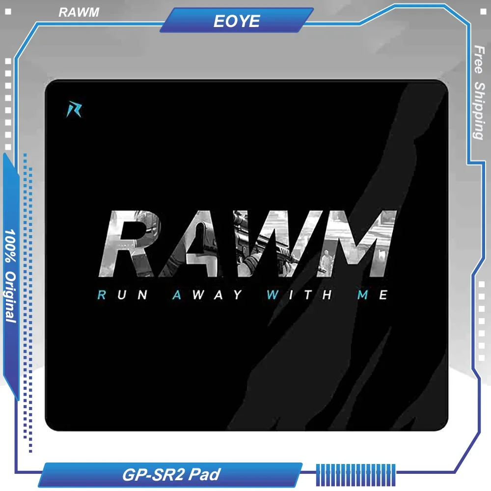 RAWM GP-SR2 Gaming Mouse Pad Fine Sided Locking Edge SCR Bottom Moisture Resistant Sweat Neutral Control  FPS MOBA