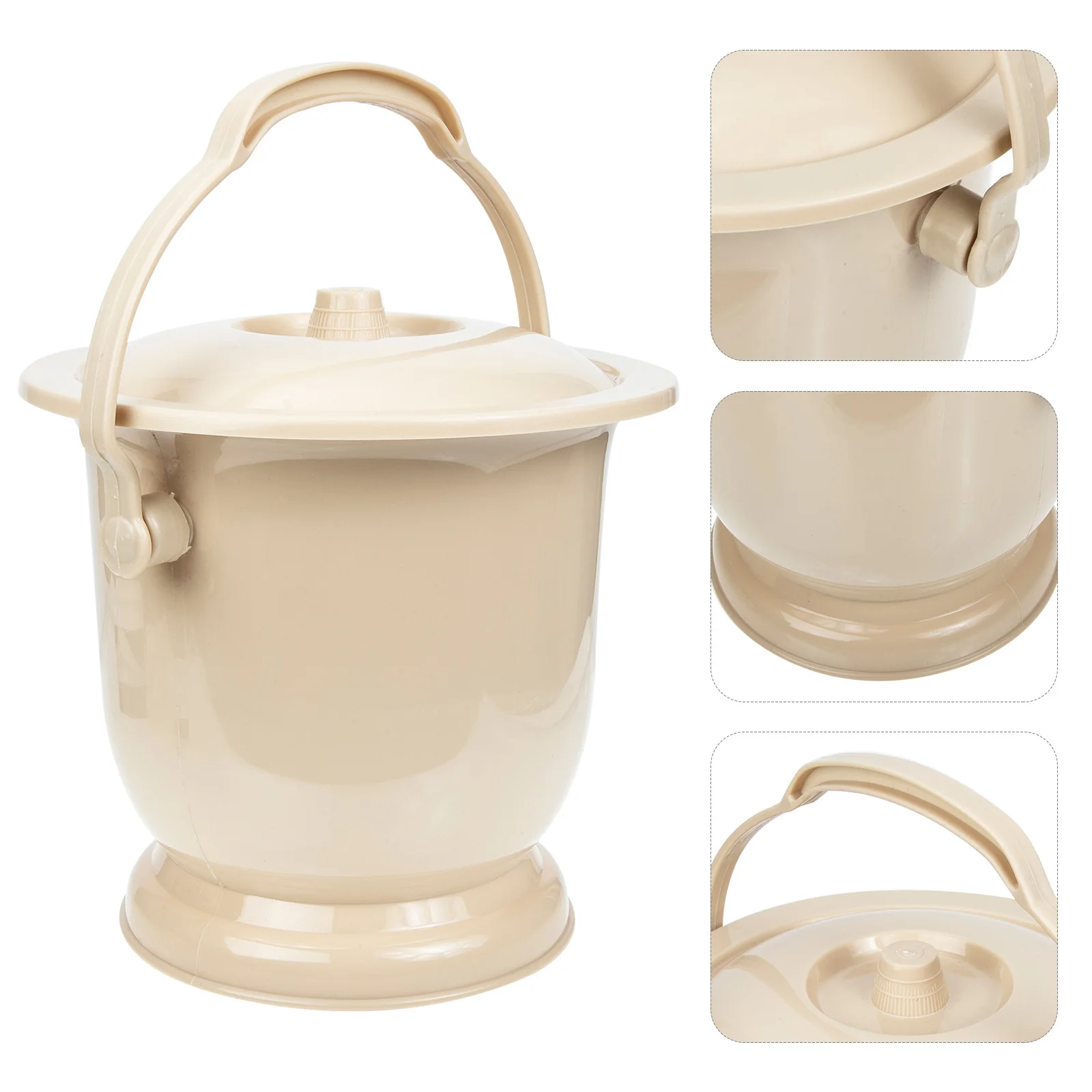 وعاء البول المحمول للكبار، سرير منزلي، سعة كبيرة، رائحة خفيفة الوزن، مبصقة للأطفال الأكبر سنًا