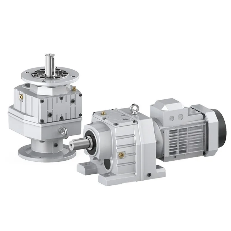 High torque and low noise heavy duty helical gear hardened surface transmission gear reducer