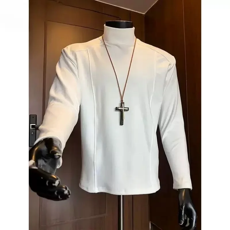 

Мужские толстовки без капюшона с винтажным принтом в клетку, минималистичным рисунком тату и динозаврами, термо-оверсайз, с подогревом, из шерсти, для защиты от холода