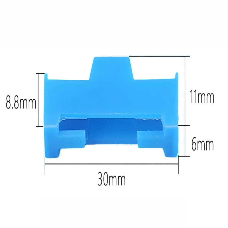 10/20/50 個ランダムカラーモデル航空機サーボジョイントプロテクター、サーボ緩み止めバックル、DIY 緩み止めバックル