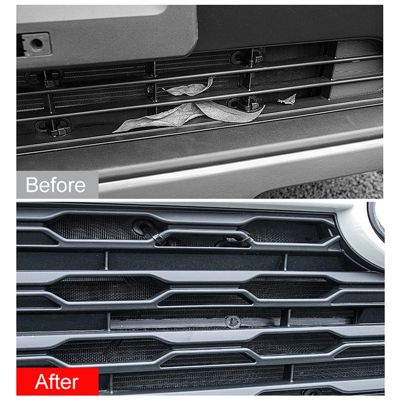 For Toyota RAV4 XA50 2019 2020 2021 2022 2023 2024 2025 Hybrid Stainless Car Insect Screening Mesh Front Grille Insert Net