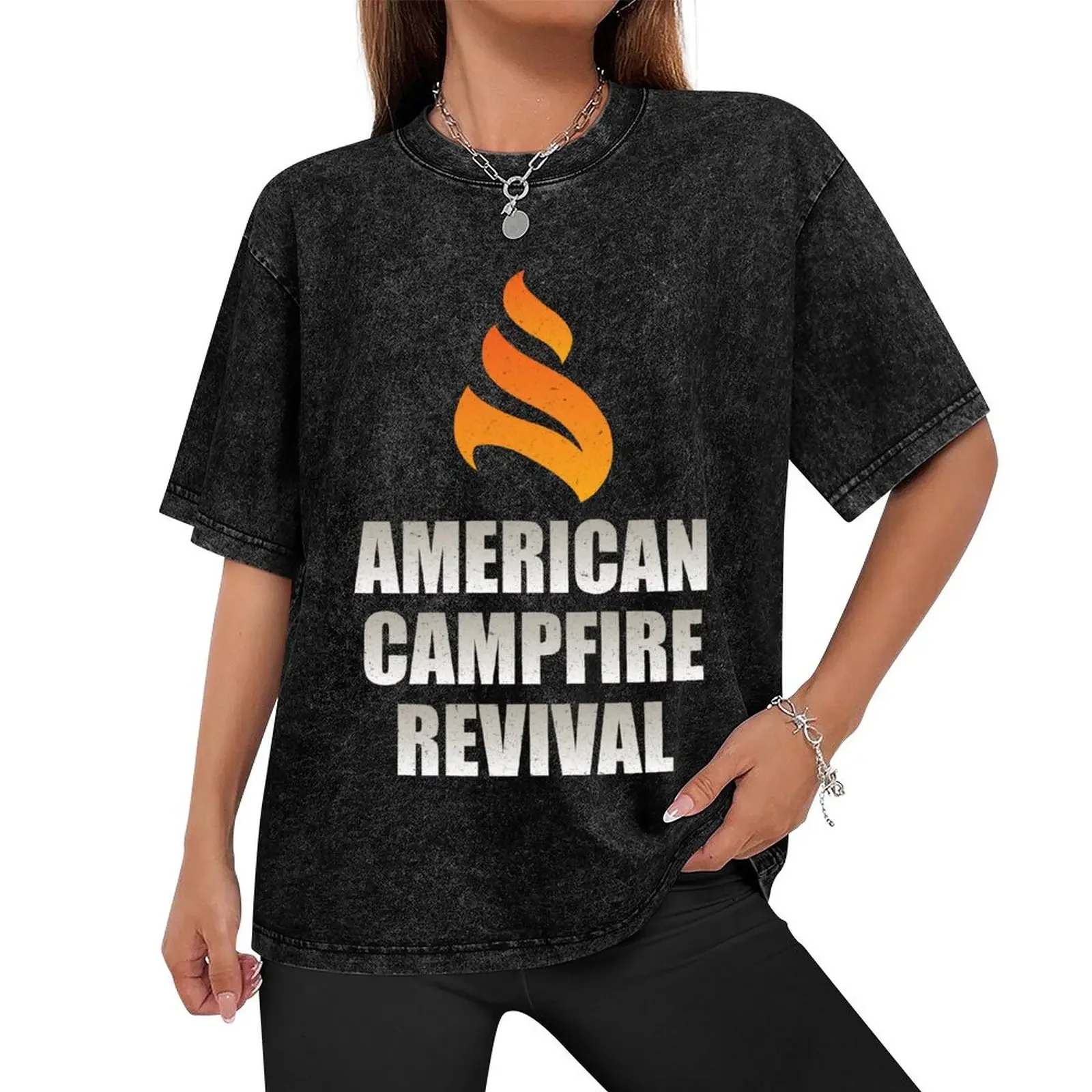 American Campfire Revival, Kirk Cameron 100 Day Plan T-Shirt plus sizes customs summer top oversized t shirt men clothes