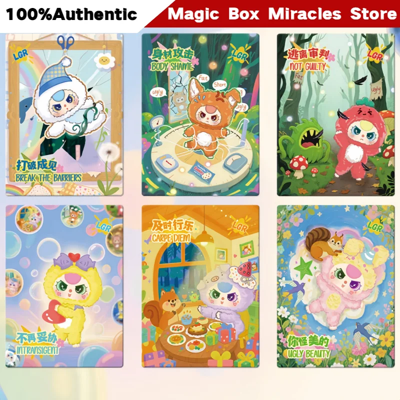 

Official Baby Three "Passing Through The World" Series Blind Box 2nd Edition Collectible Card Cute Character Cards Birthday Gift