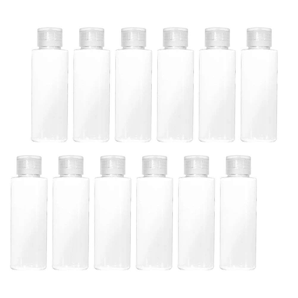 12 قطعة زجاجة الوجه العلوي خفيفة الوزن المحمولة إعادة الملء حاوية السفر لتعقيم هلام الكحول غسول مستحلب التعبئة والتغليف الفرعية #6