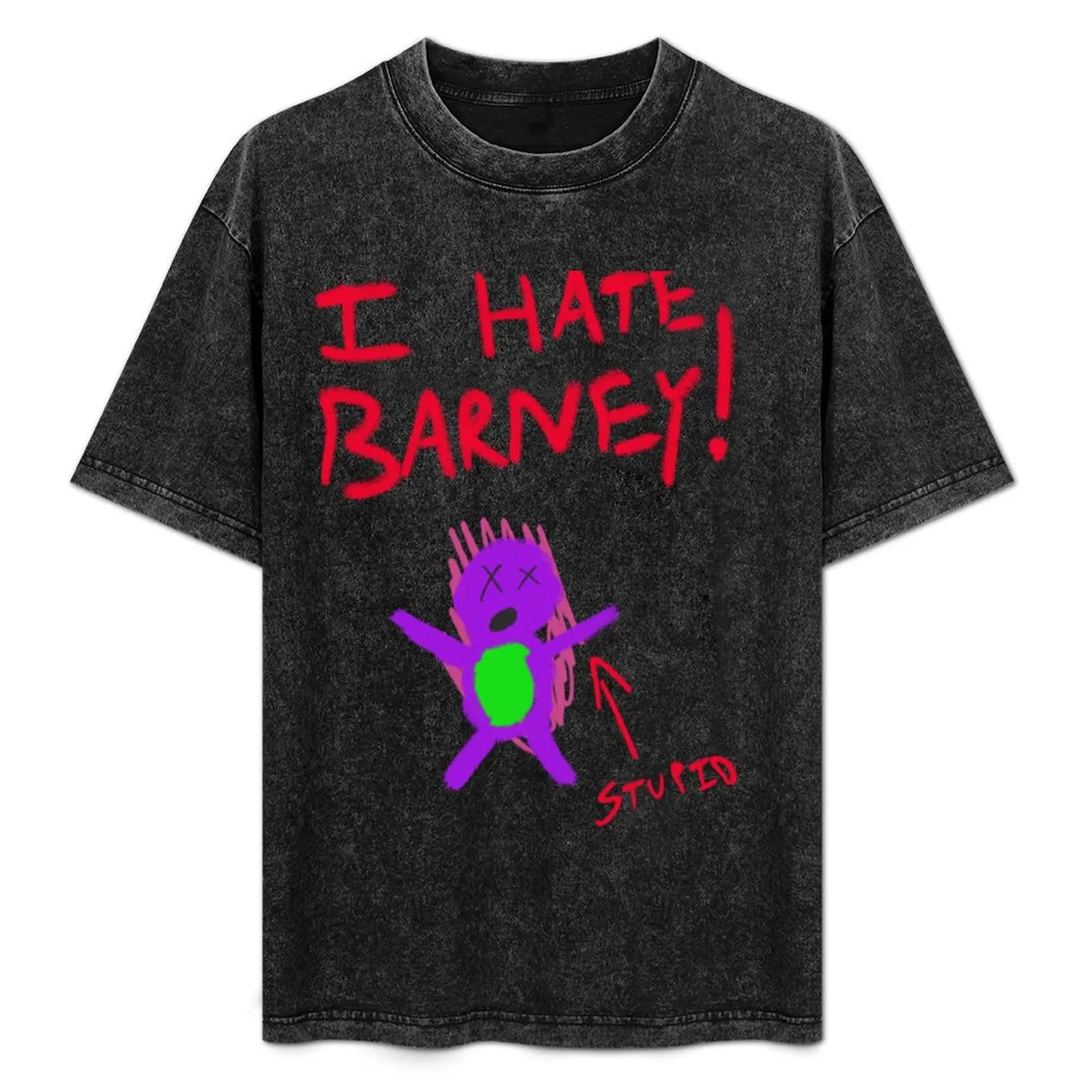 ANTI BARNEY SHIRT T-Shirt sweat kawaii clothes mens shirts graphic tee