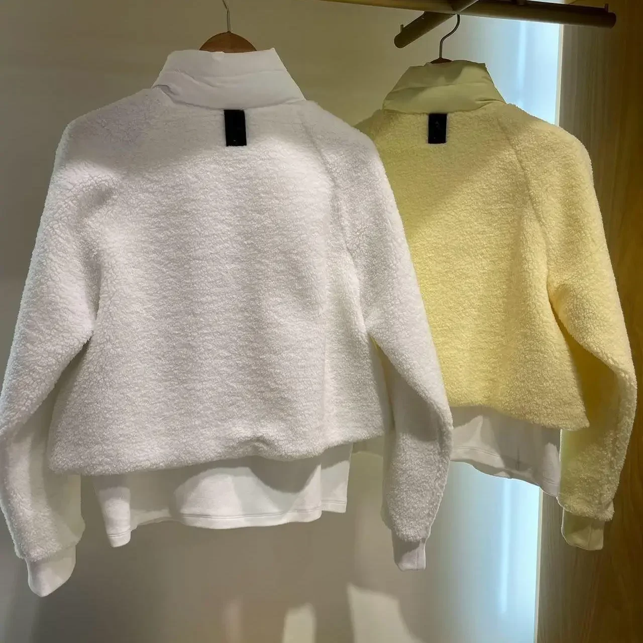 Women Golf Fleece Jacket Stand Collar Warm Coat Ladies Fashion Casual Versatile Outdoor Sports Golf Outerwear