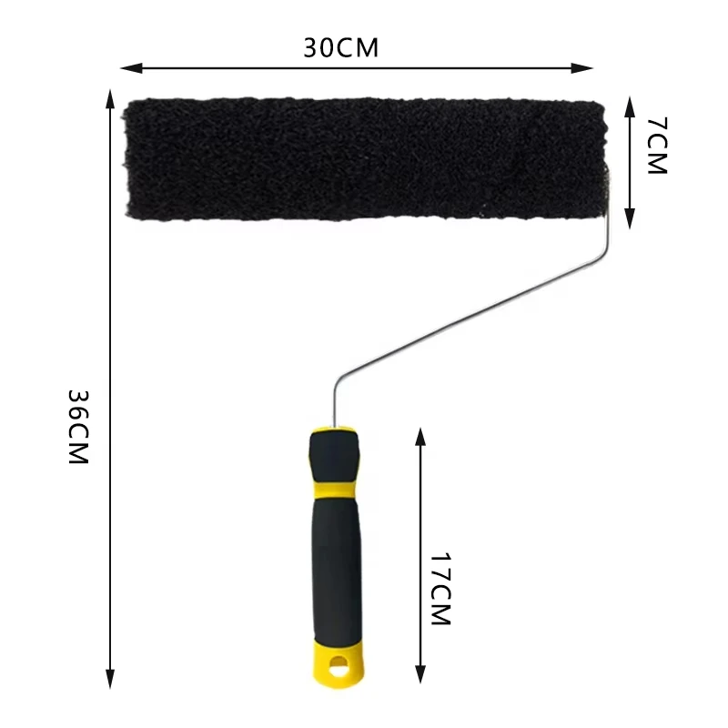 الصناعية الصف جودة المخملية تصميم الجدار الديكور اللوحة فرشاة الأسطوانة تنقش المعجون دريوال مجمع الملمس OEM