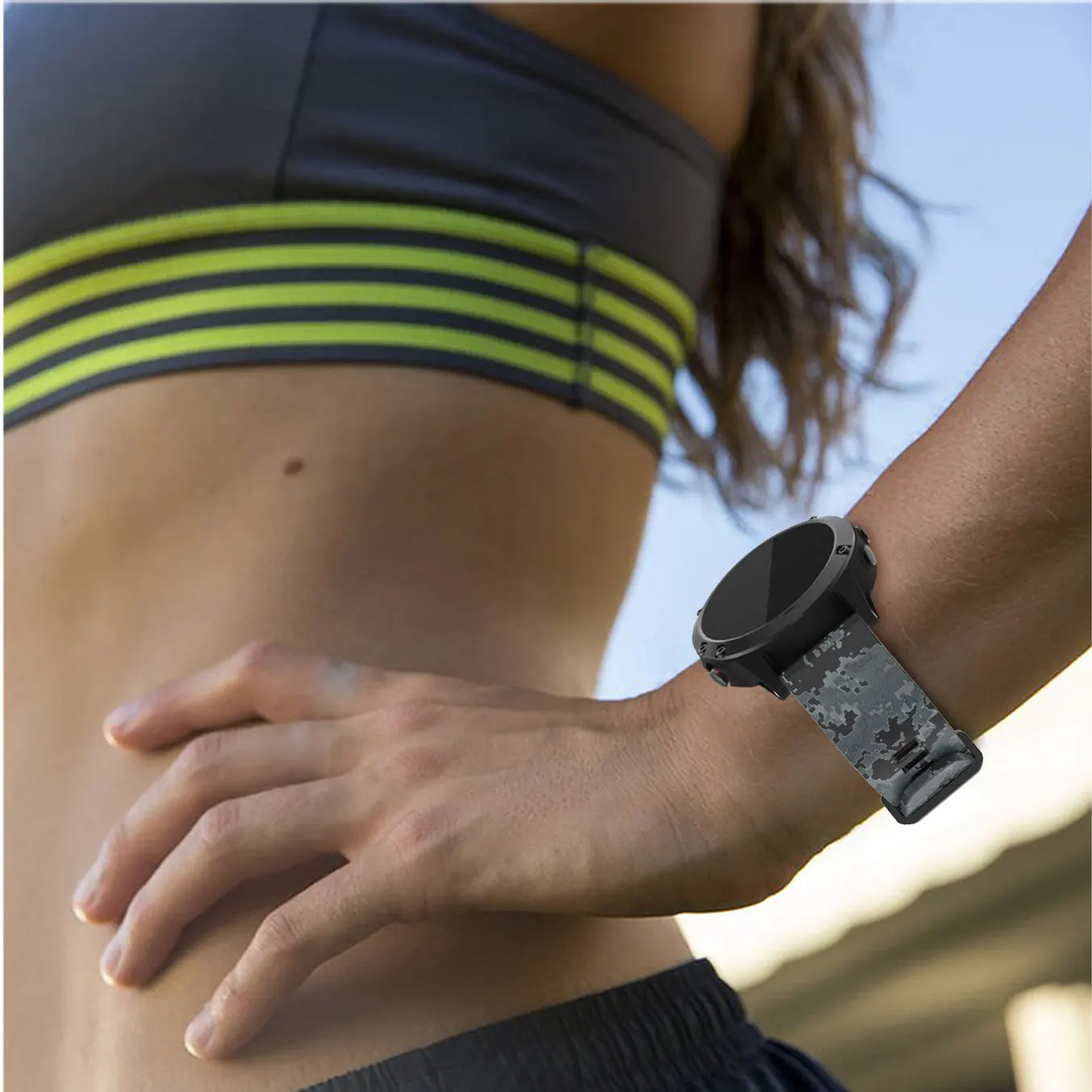 Dây Đeo Cho Garmin Fenix 5 47Mm Đồng Hồ Thông Minh Smartwatch Họa Tiết In Hình Dây Đeo Silicone Vòng Đeo Tay Garmin Fenix 5 In 46Mm 47mm Ban Nhạc Tiếp Liệu