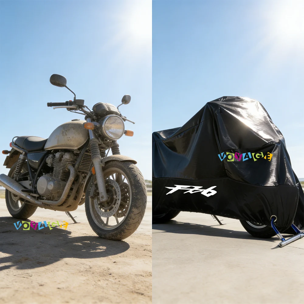 

Чехол для мотоцикла Yamaha FZ6 FZ6S/N, водонепроницаемый, пылезащитный, износостойкий, для использования на улице, аксессуары для мотоциклов