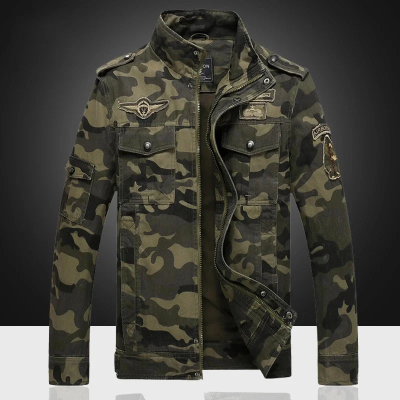 Spring And Autumn Men'S Outdoor Jacket Military Foreign Trade Camouflage Work Tactical Windproof Waterproof Light Weight Breatha