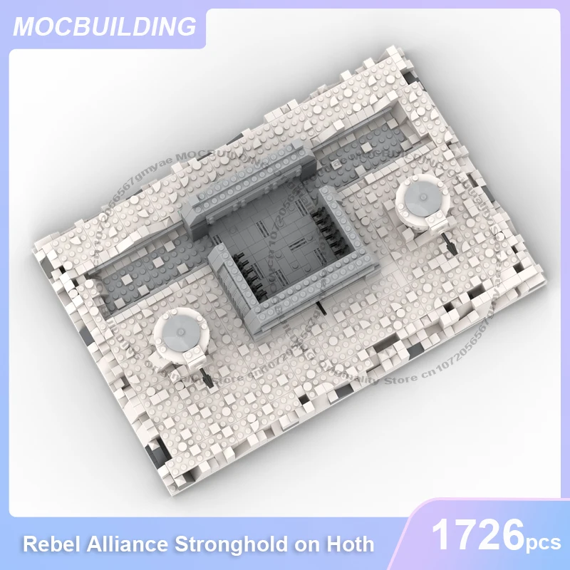 

Модель турели на готике MOC, строительные блоки, сделай сам, сборка кирпичей, космическая архитектура, коллекция дисплеев, креативные игрушки, подарки, 492 шт.