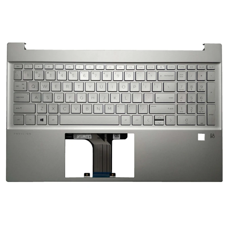 New For Pavilion 15 15-EG 15-EH 15Z-EH TPN-Q245 TPN-Q246 Palmrest with Keyboard fingerprint/with backlit keyboard C keyboard