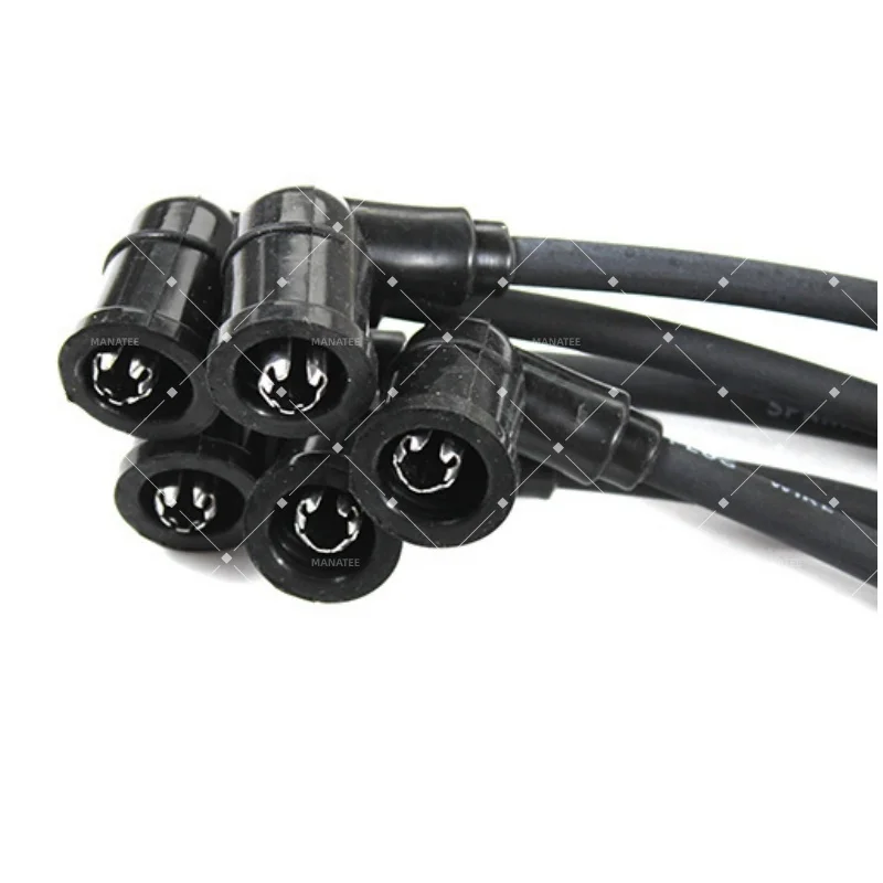 5​PCS A Set Ignition Wire Spark Plug Cable Ignition Lead For Chery QQ (S11) 1.1L 2003- Chery QQ3 (S11) 1.1L 2002-2012 2013 2014