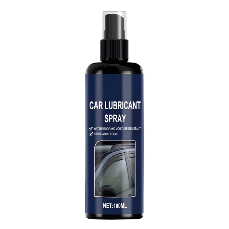 U13C 100ml Rubber Strips Seal Softening Agent Car Window Lubricants Sprayer Auto Maintenance Accessories Door Glass Lifting A