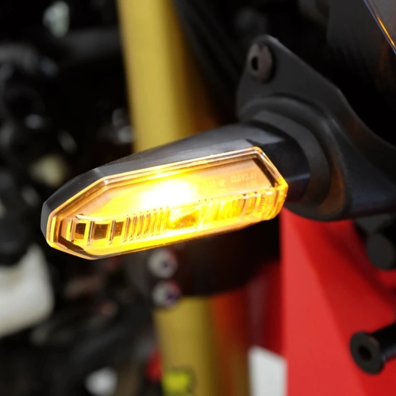H3CE Motorcycle LED Turn Signals Easy Mount Design High Intensity Lighting For CB500X ADV Models