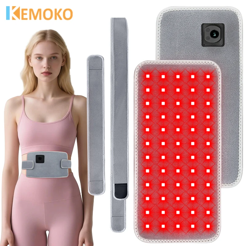 Rode & Infrarood Therapie Riem Lichaam Verwarming Pad LED Schoonheid Apparaten voor Gezicht en Lichaam Schoudergewricht Spier Relief Relax 660 & 850nm