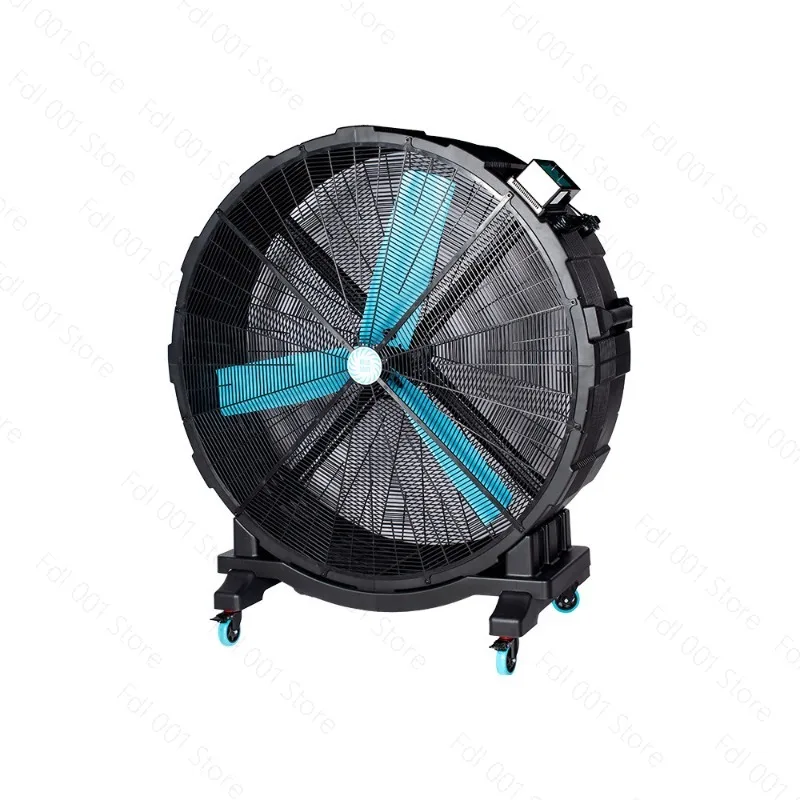 The fan has strong cooling, and the large electric fan has high wind power to move to the ground