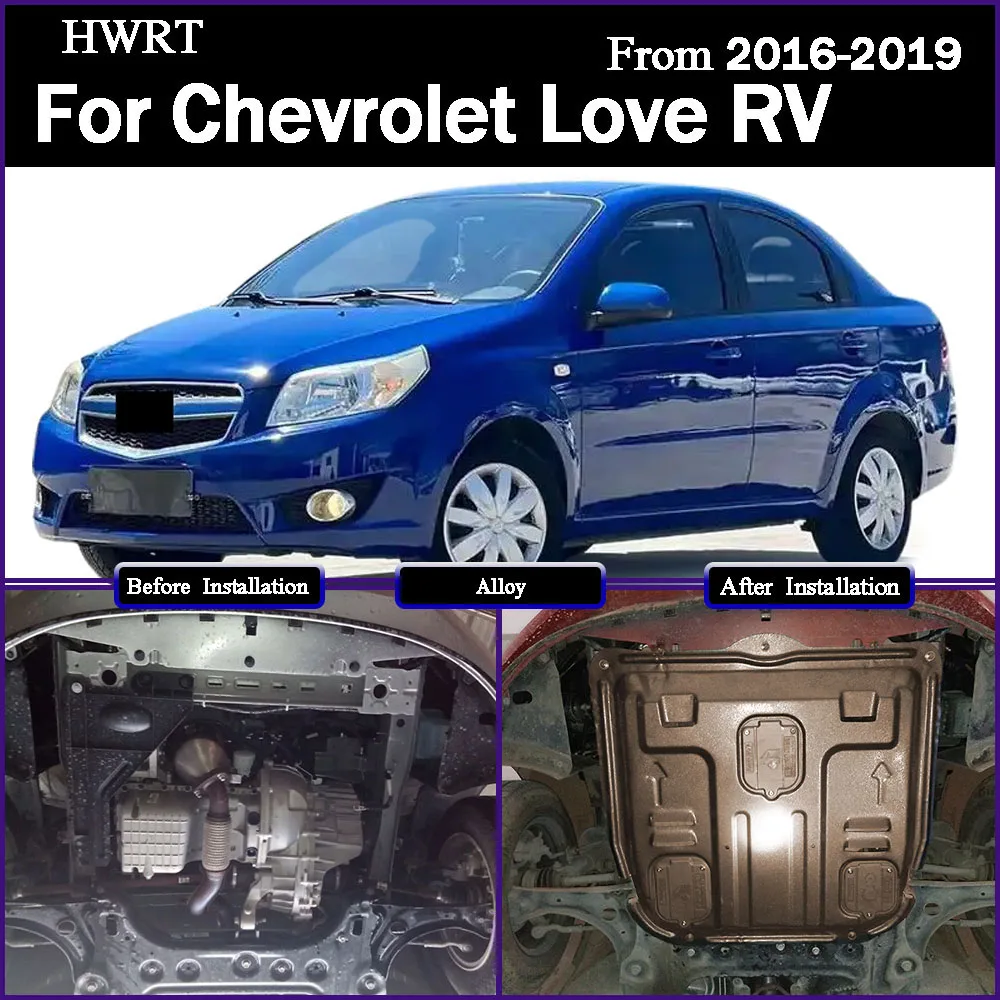 

Under Engine Guard Splash Shield Mud Fender Cover Plate Fender Mudguard Protector For Chevrolet Love RV‌ 2016-2019 1.5L