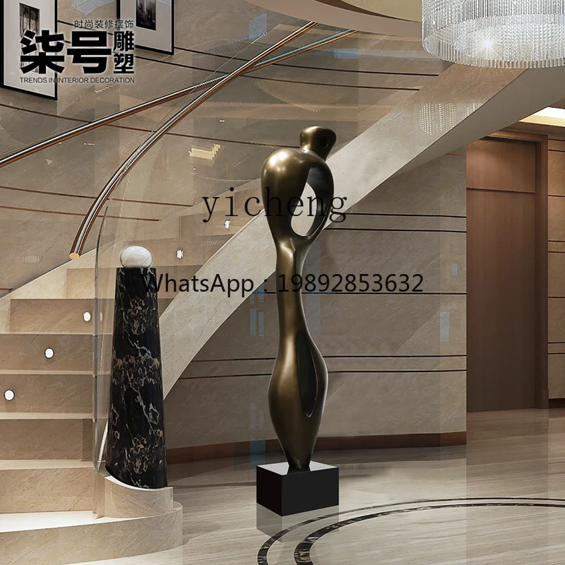 BJ Large Sculpture Ornament Creative Abstract Decoration Large Floor Installation Artwork