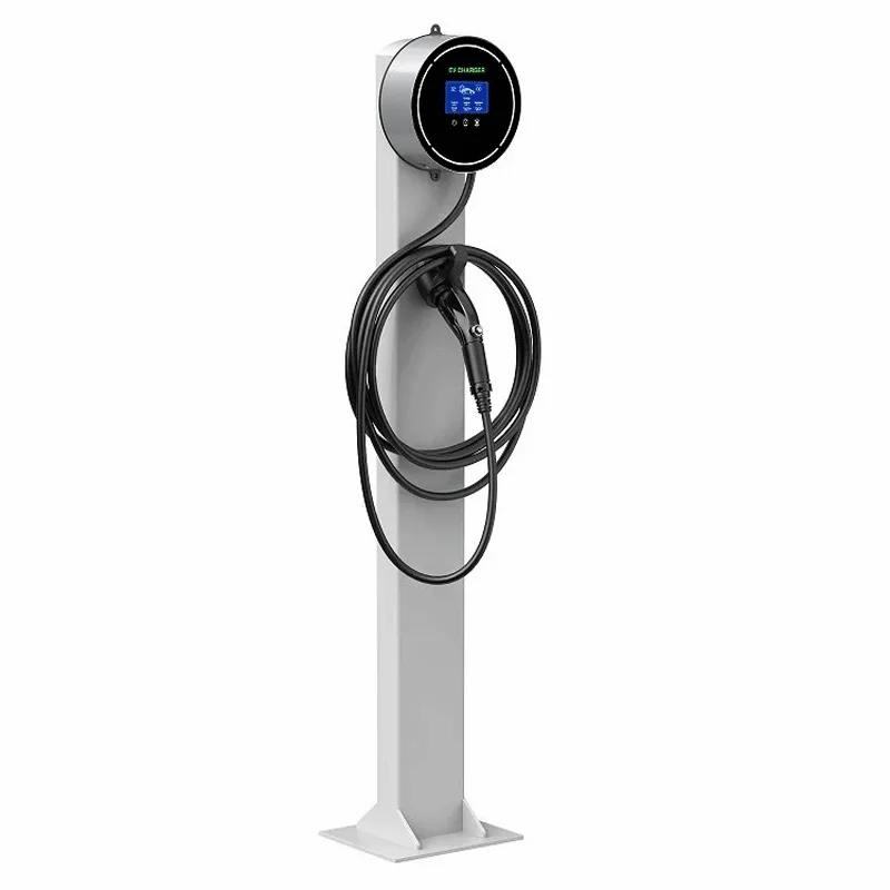 Supporto per caricabatterie EV spina di tipo 2 per veicoli elettrici EV pistole di ricarica a parete per auto adattatore per Dock con staffa per