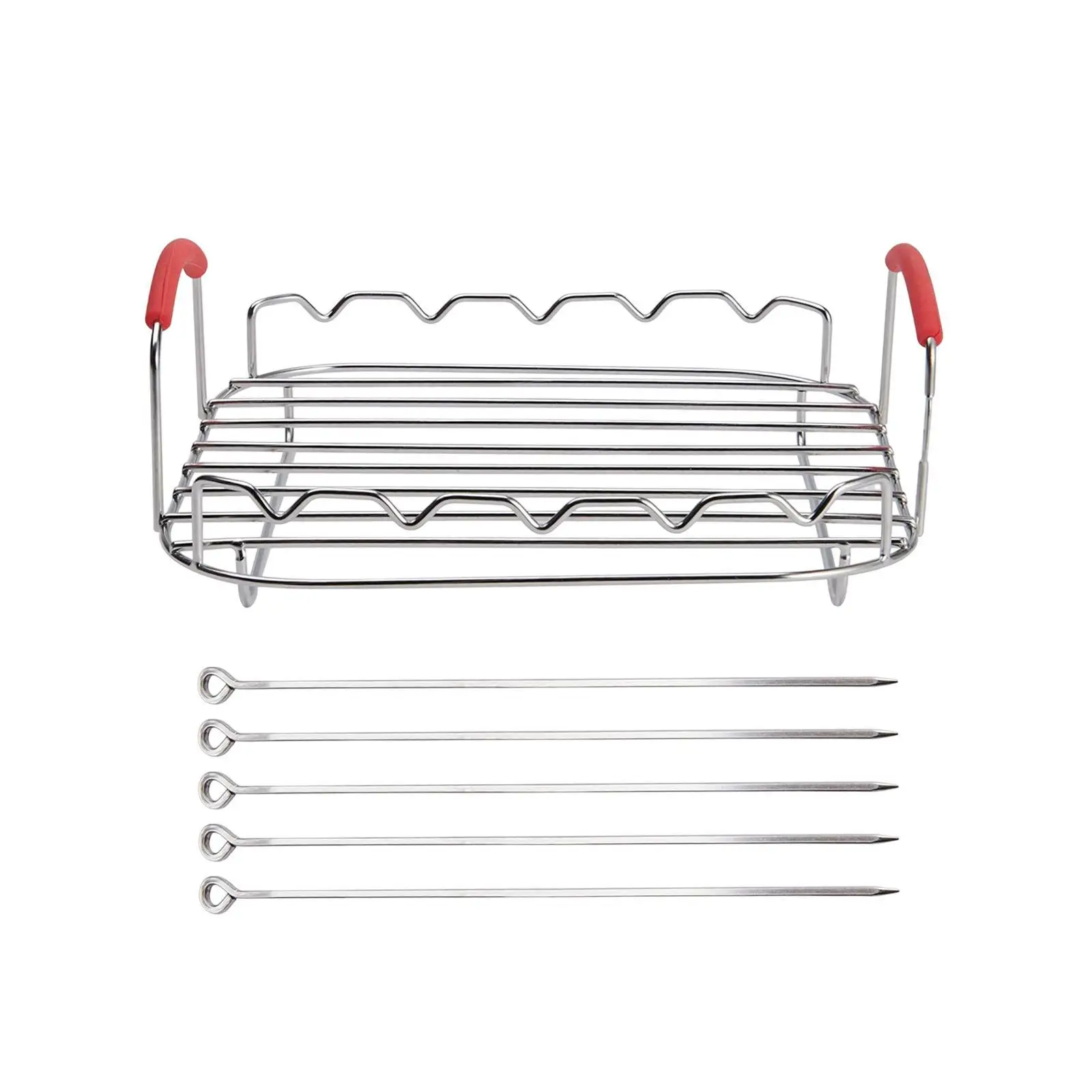 Air Fryer Rack Oven Cooling Shelf BBQ Rack for Vegetables Pizzas Cookies