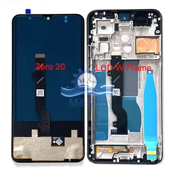 Original Amoled For Infinix Zero X Pro LCD X6810 X6811 Display Screen Touch Panel Digitizer For Infinix Zero 20 X6821 Frame