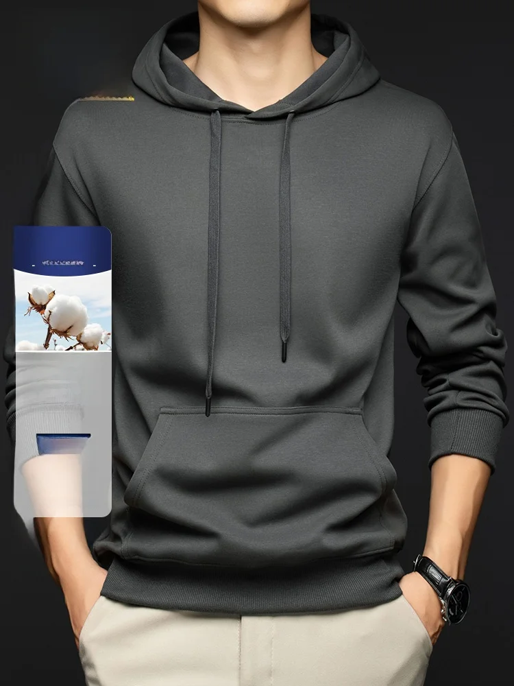 

Мужская толстовка TUCANO с длинным рукавом, свободного кроя, повседневная спортивная футболка, модный молодежный топ из смесового хлопка и полиэстера