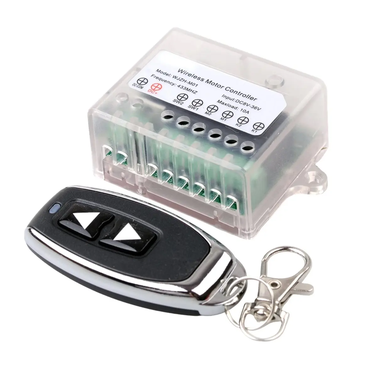 12V 24V 36V DC Motor Remote Control Switch for Retractable Door Curtain Electric Push Rod Linear Actuator