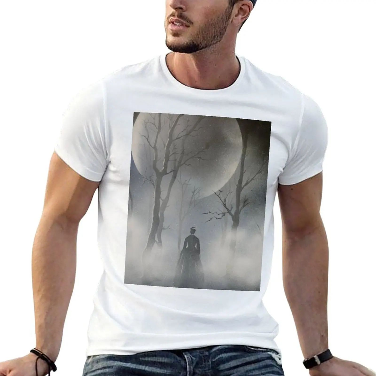 Edwardian haunting dreadful horror T-Shirt blacks for a boy outfits for men