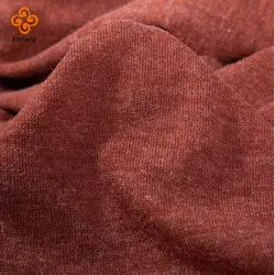 Thin Knit Burgundy Red Jersey Fabric Soft Viscose Faux Wool Material for DIY Sewing Pullover and summer Bottoming Shirt