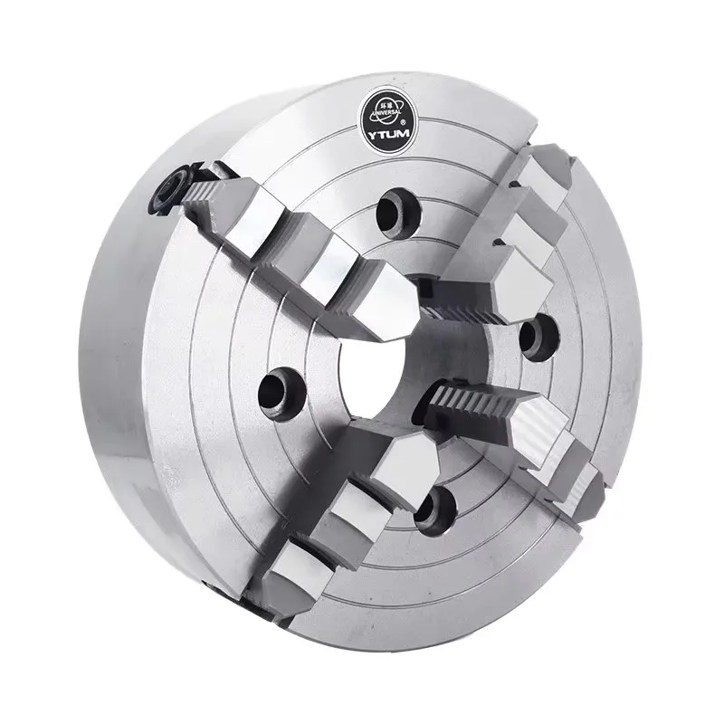 Four Jaw Single Action Chuck, K72-160 Lathe Manual Chuck, Fixture 500