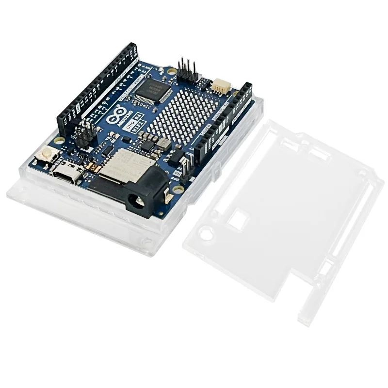 UNO R4 Case Top compatible with Arduino UNO R4 MINIMA / WIFI Transparent acrylic case